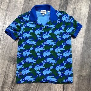 Lacoste Boys' Mine Craft Camo Polo Shirt